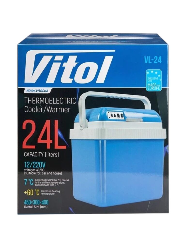 Холодильник термо 24л 12v/220v VITOL