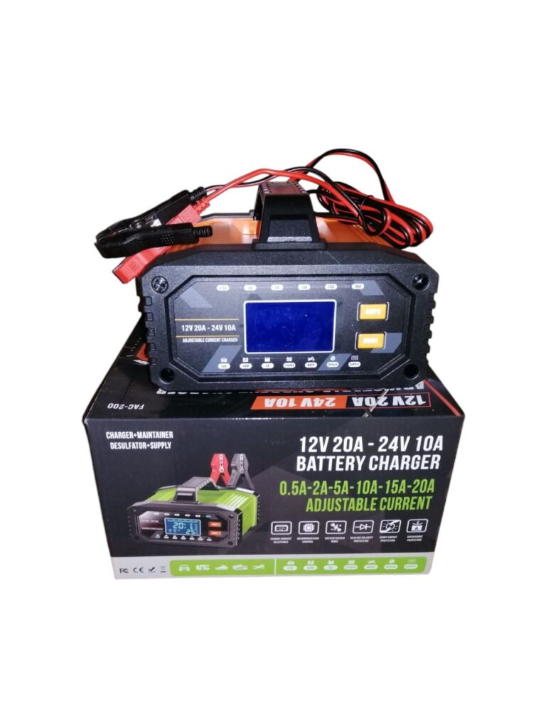 Зарядний пристрій Foxsur FAC 12v - 20A, 24v - 10A
