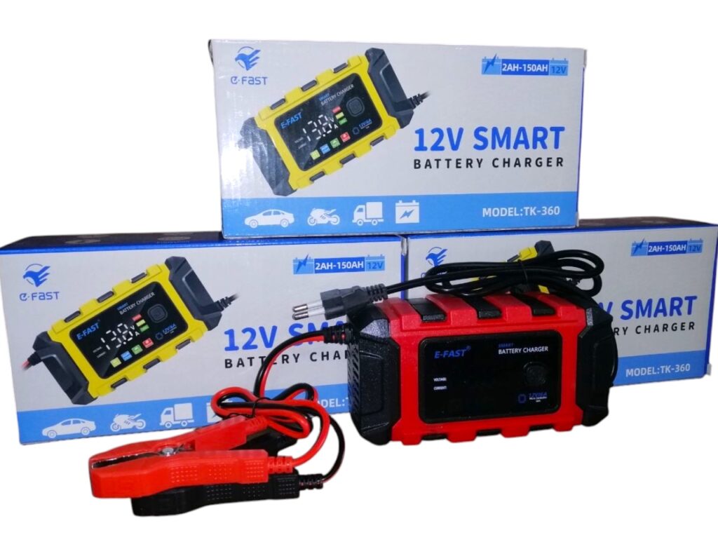 Зарядний пристрій автоматичний  імпульсний 12В 6А LEAD ACID BATTERY