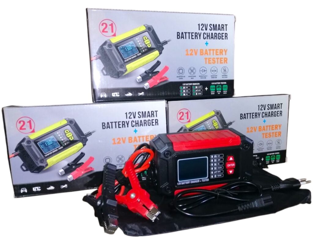 Зарядний пристрій автоматичний  імпульсний 12В 6А BATTERY CHARGER